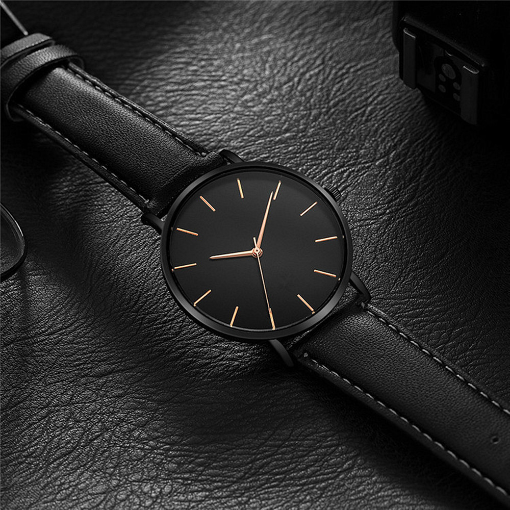 Luxury Watch Maker - أسلوب بسيط التناظرية كوارتز ساعة رجالي
