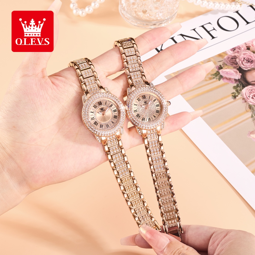 ساعات OLEVS الفاخرة للسيدات بم - مراجعة Luxury Women'S Watch وسعره