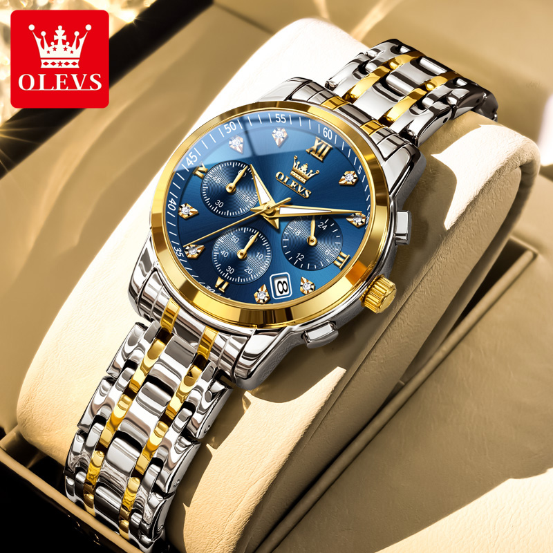 OLEVS ساعة نسائية ماركة فاخرة  - مراجعة Luxury Watch Diamond وسعره