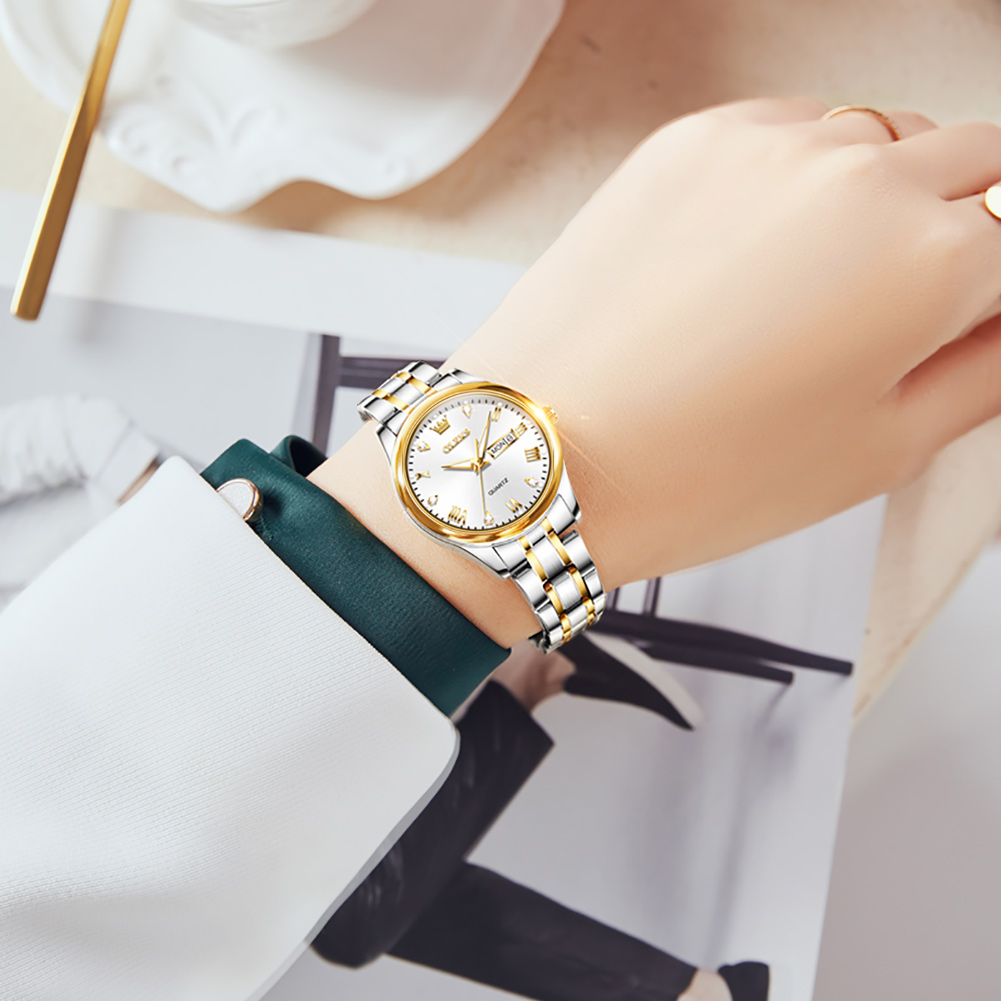 ساعة أوليف كوارتز نسائية مقاوم - مراجعة Luxury Watch With Leather Strap وسعره