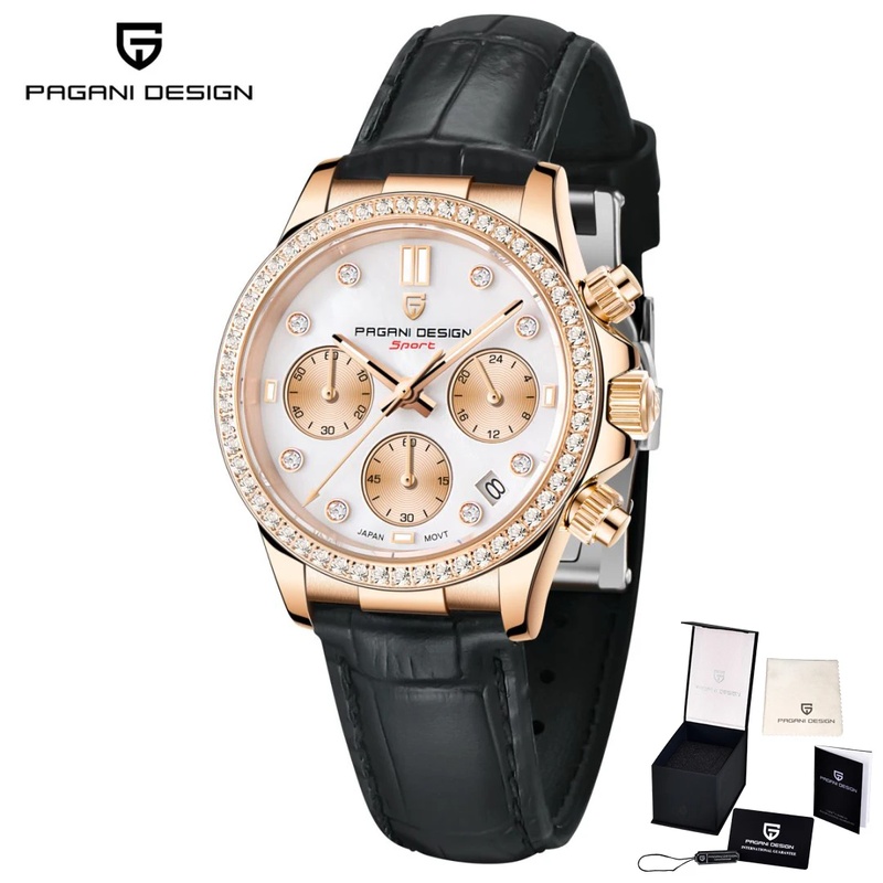 ساعة نسائية فاخرة من PAGANI DE - مراجعة Luxury Watch Diamond وسعره