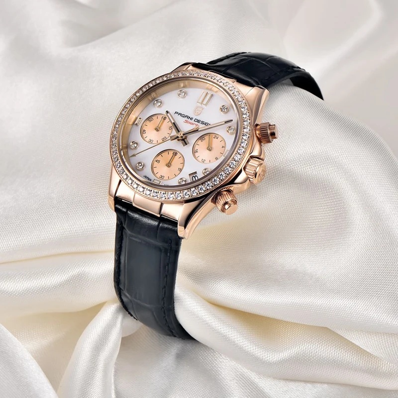 ساعة نسائية فاخرة من PAGANI DE - مراجعة Luxury Watch Diamond وسعره