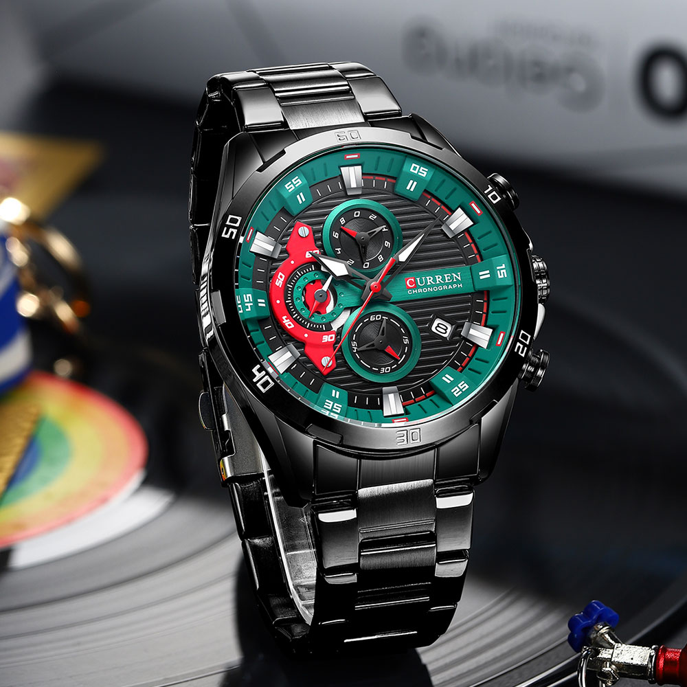 ساعات للرجال CURREN رجل ساعة ا - مراجعة Luxury Watch Maker وسعره