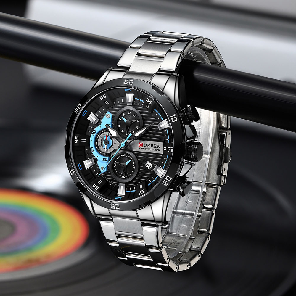 ساعات للرجال CURREN رجل ساعة ا - مراجعة Luxury Watch Maker وسعره
