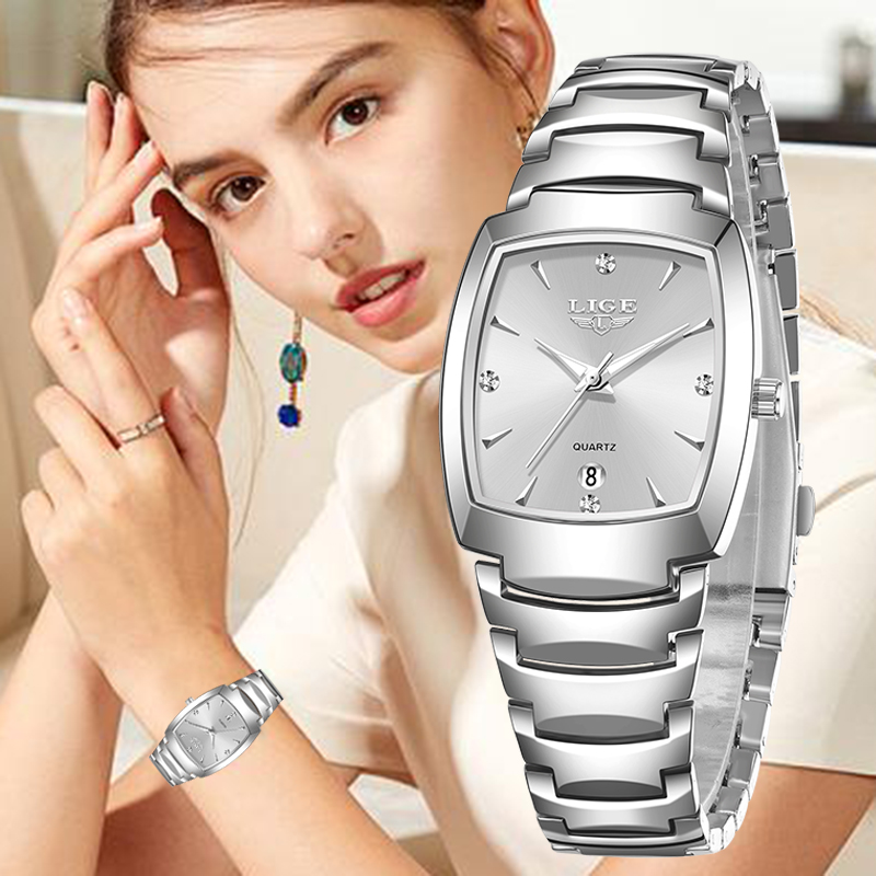 ساعة يد نسائية جديدة من LIGE ل - مراجعة Luxury Women'S Watch وسعره