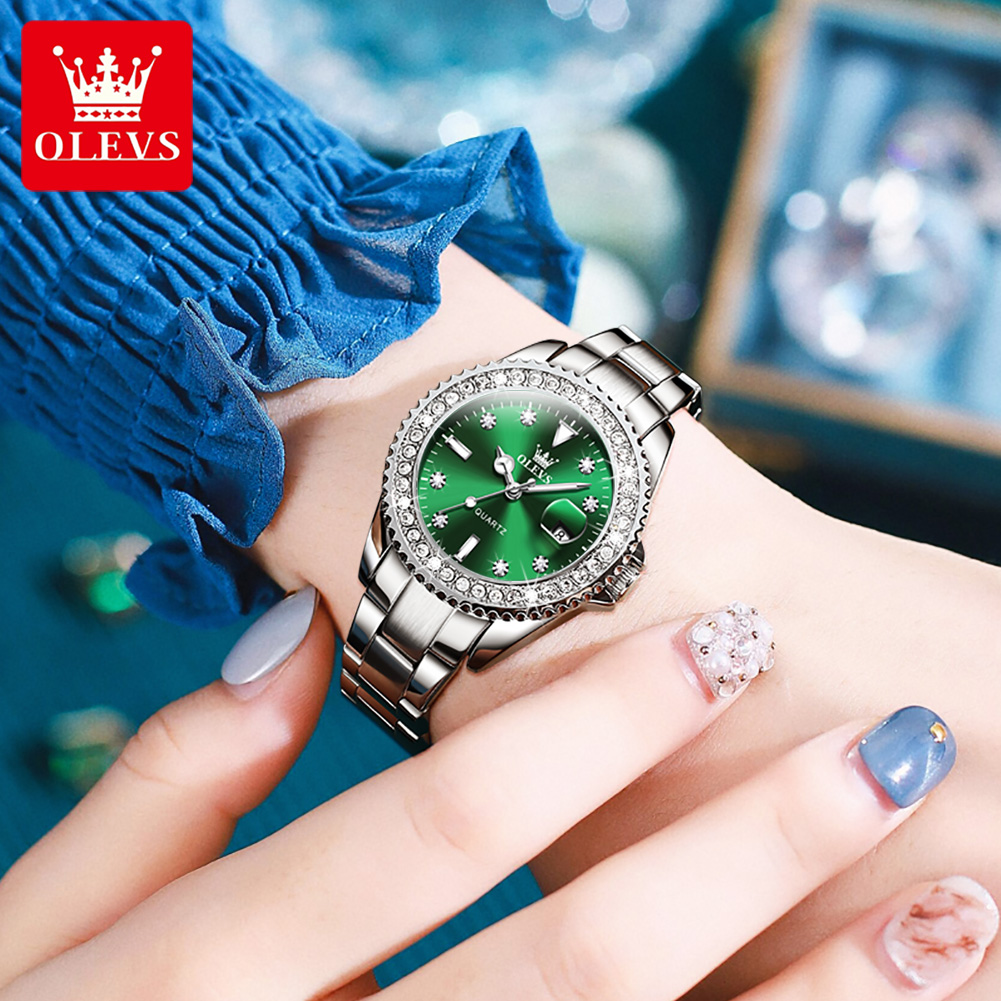 OLEVS أنيقة الأصلي كوارتز ساعة - مراجعة Luxury Watch With Leather Strap وسعره