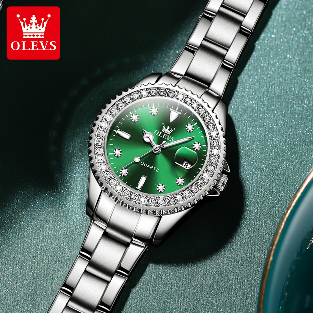OLEVS أنيقة الأصلي كوارتز ساعة - مراجعة Luxury Watch With Leather Strap وسعره