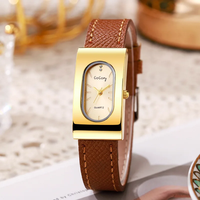 السيدات الفاخرة العلامة التجار - مراجعة Luxury Watch With Leather Strap وسعره