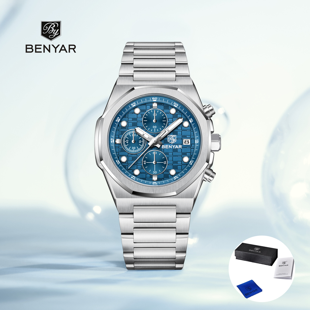 2025 جديد BENYAR ساعات رجالية  - مراجعة Luxury Watch Quality وسعره