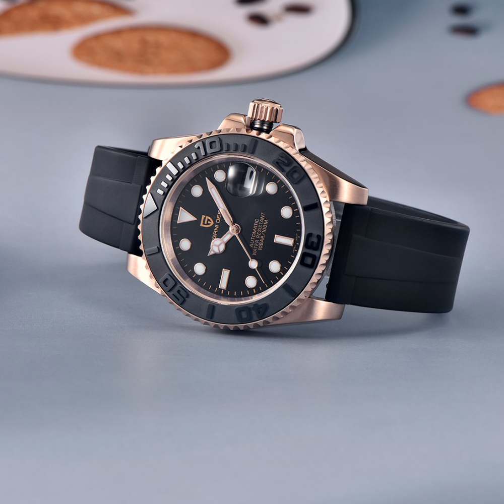 ساعة باغاني ديزاين أوتوماتيكية - مراجعة Luxury Watch Gold And Black وسعره