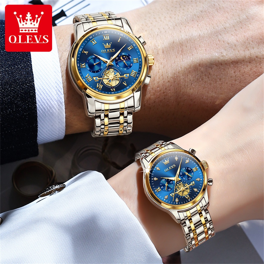 ساعة OLEVS كوارتز للزوجين مارك - مراجعة Luxury Watch Time وسعره