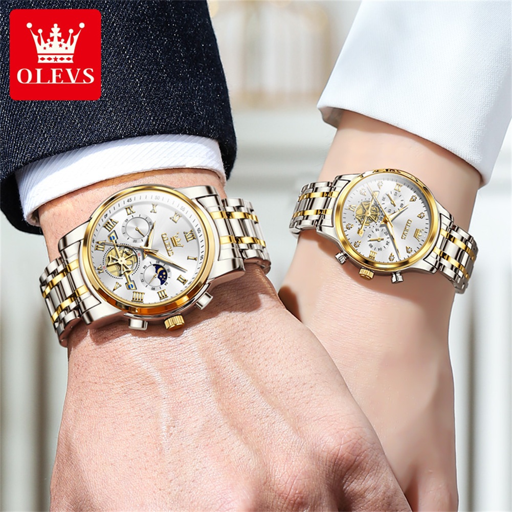 ساعة OLEVS كوارتز للزوجين مارك - مراجعة Luxury Watch Time وسعره