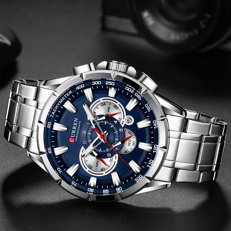 CURREN ساعة معصم الرجال مقاوم  - مراجعة Luxury Watch Maker وسعره