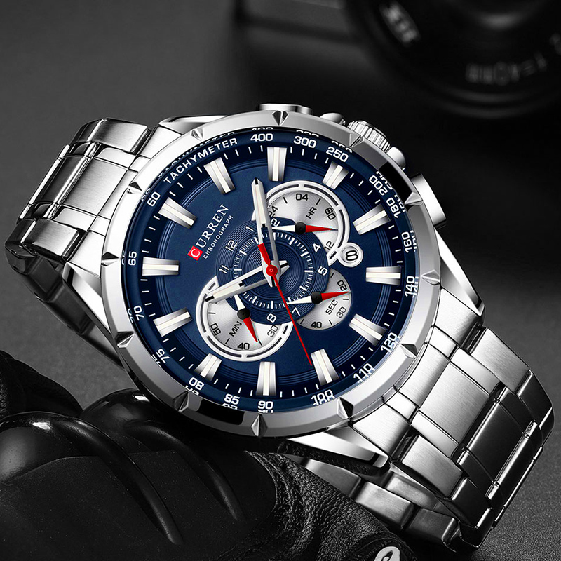 CURREN ساعة معصم الرجال مقاوم  - مراجعة Luxury Watch Maker وسعره