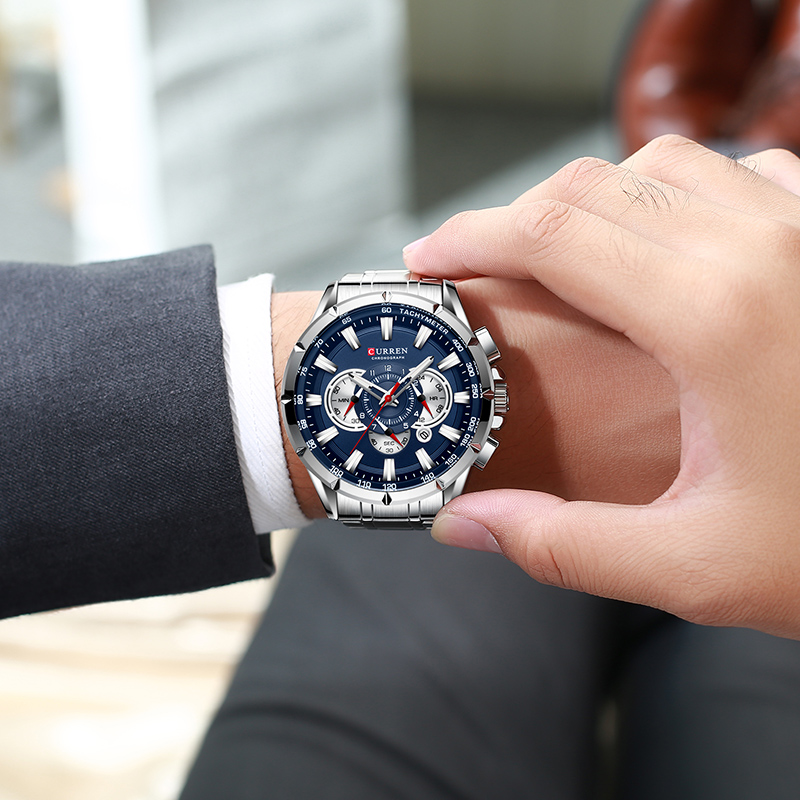 CURREN ساعة معصم الرجال مقاوم  - مراجعة Luxury Watch Maker وسعره