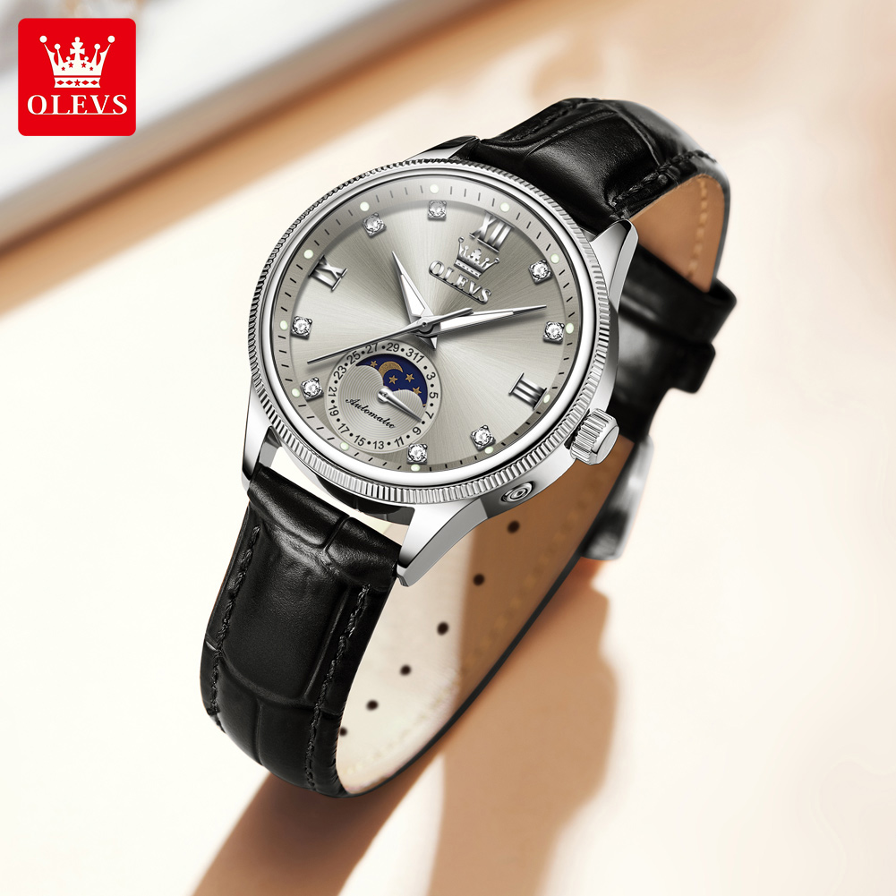 ساعات OLEVS Moon Phase Fashion - مراجعة Luxury Watch Time وسعره