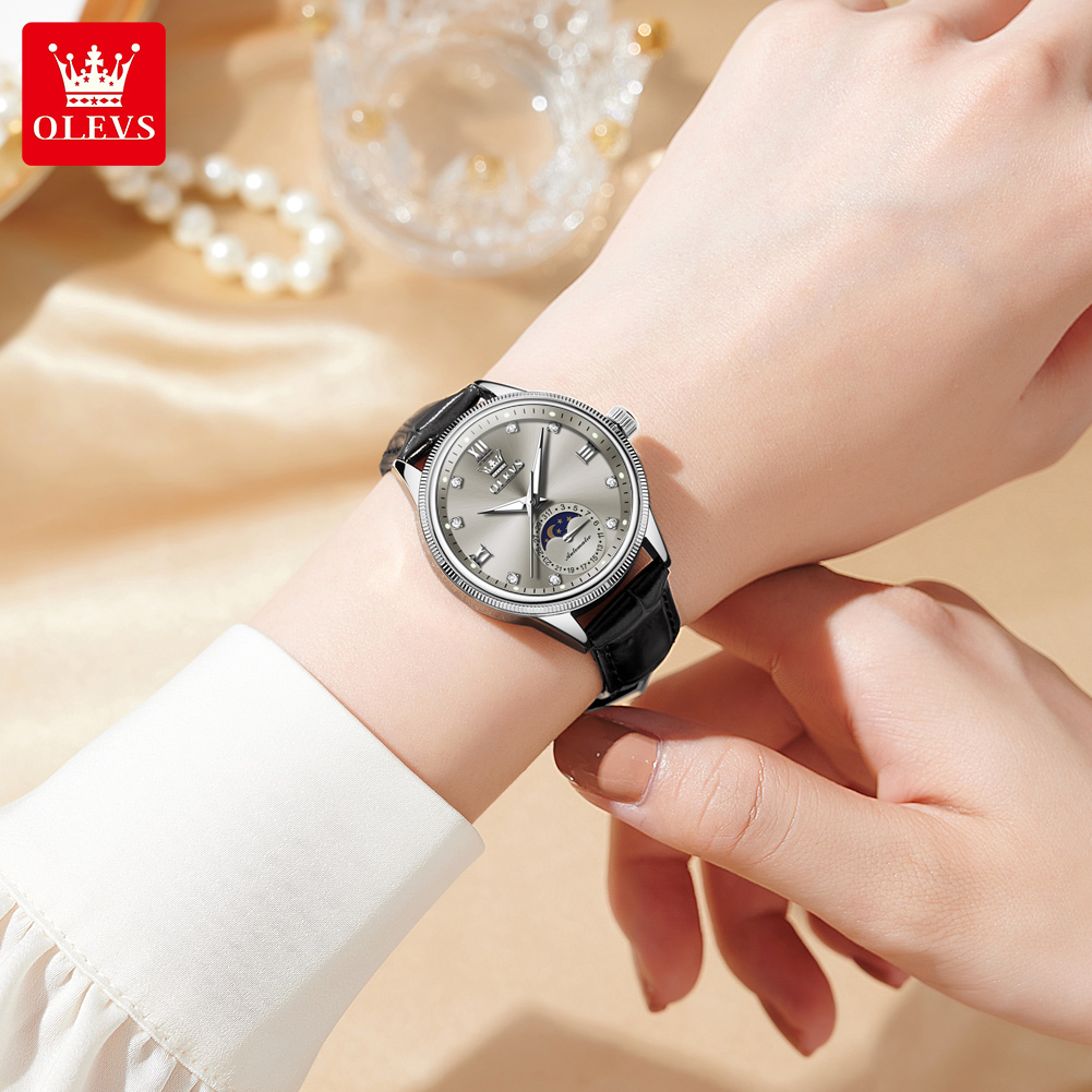 ساعات OLEVS Moon Phase Fashion - مراجعة Luxury Watch Time وسعره