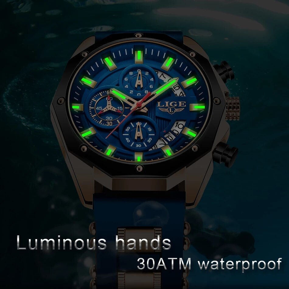 ساعات LIGE العصرية للرجال من أ - مراجعة Luxury Watch Maker وسعره