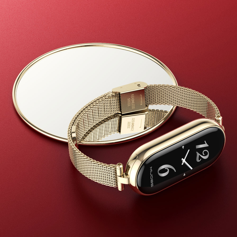 حزام ل Mi Band 10 11 9 8 سوار  - مراجعة Xiaomi Luxury Watch وسعره