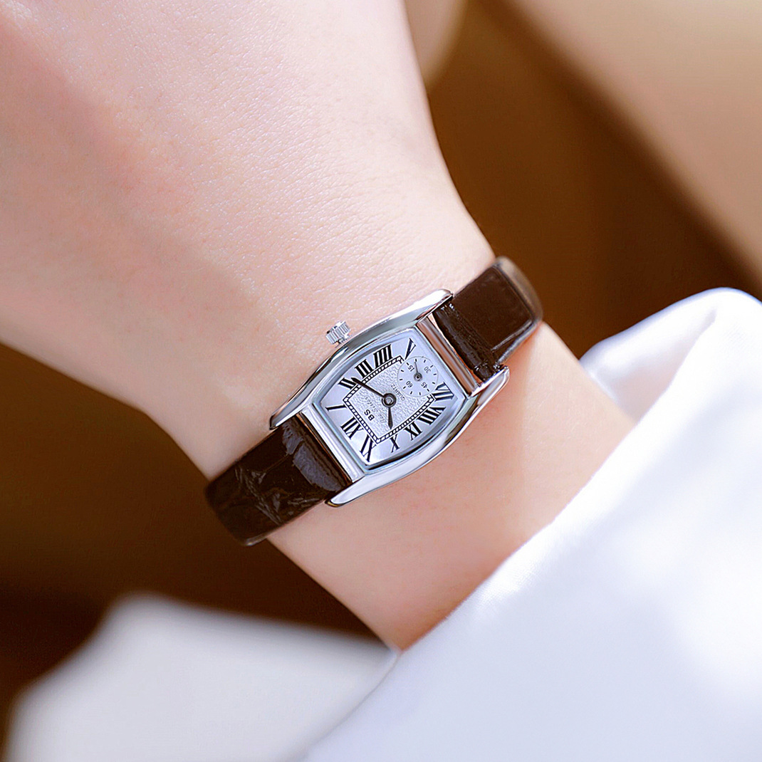 ساعة نسائية من BS متعددة الاست - مراجعة Luxury Watch With Leather Strap وسعره