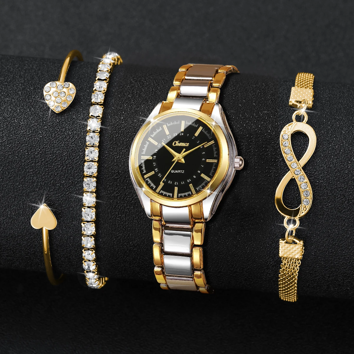 4 قطع من الساعات النسائية الأن - مراجعة Luxury Watch Display Case وسعره