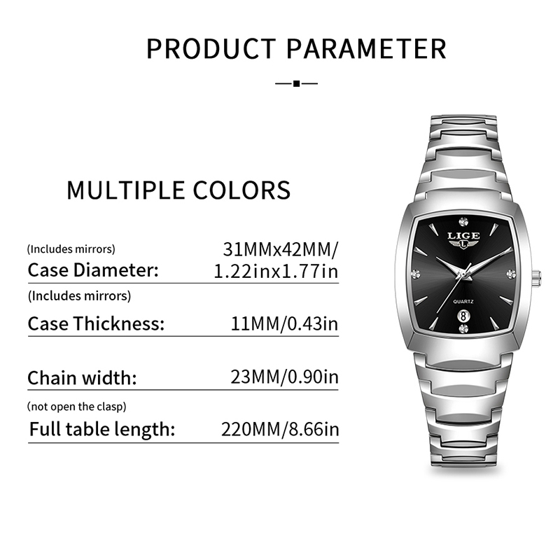 ساعة LIGE للسيدات الأعمال الفا - مراجعة Luxury Women'S Watch وسعره