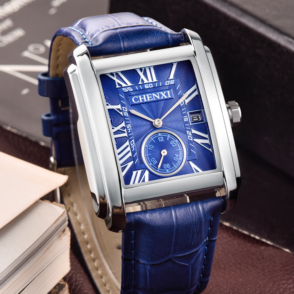 CHENXI 8216 موضة كلاسيكية مربع - مراجعة Luxury Watch Maker وسعره