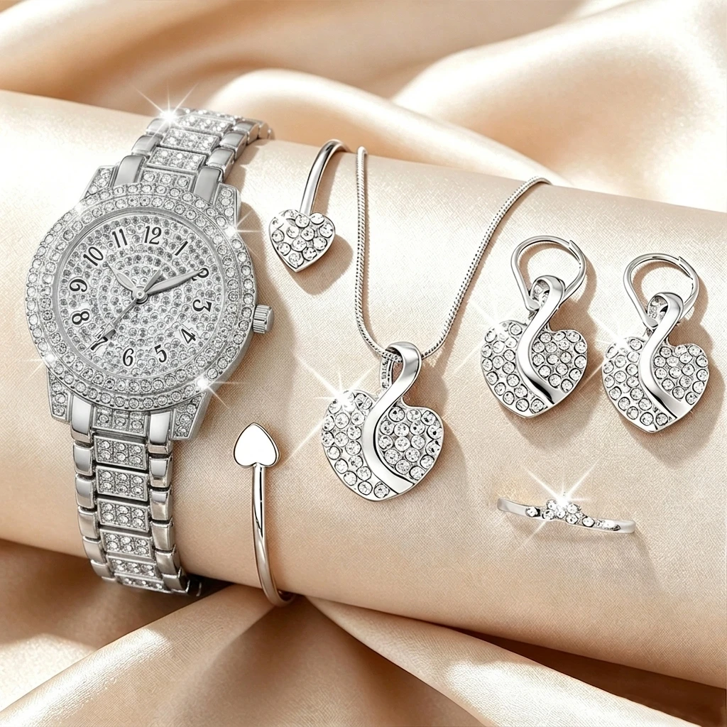 6 قطع من ساعات اليد النسائية ا - مراجعة Luxury Watch Kit وسعره