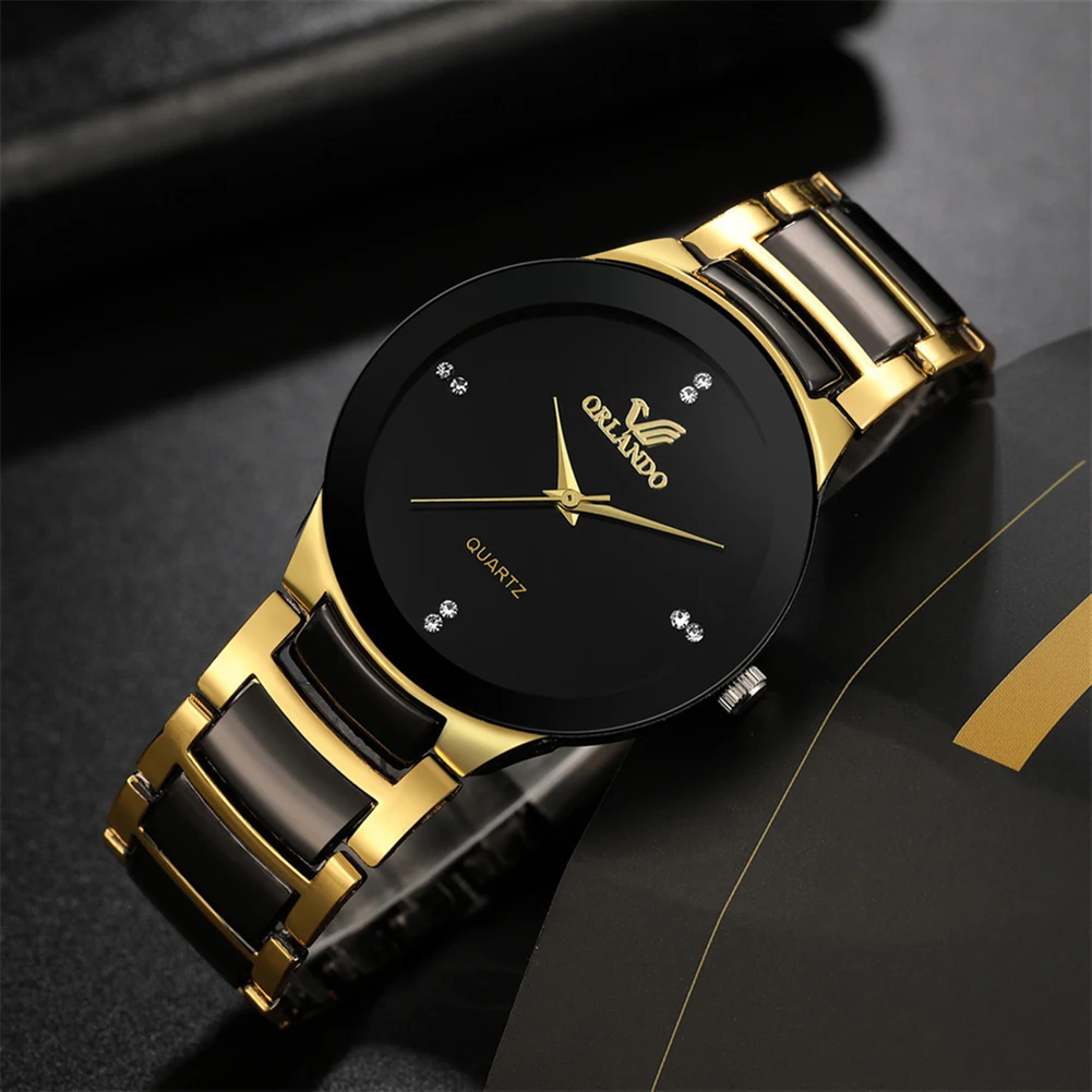 2024 ساعات رجالية موضة ساعة كو - مراجعة Luxury Watch Gold And Black وسعره