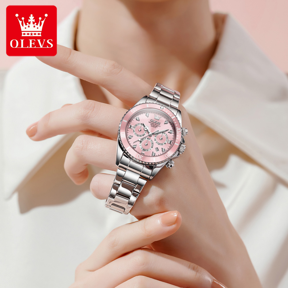 OLEVS ساعة نسائية 5632 ساعات ك - مراجعة Luxury Women'S Watch وسعره