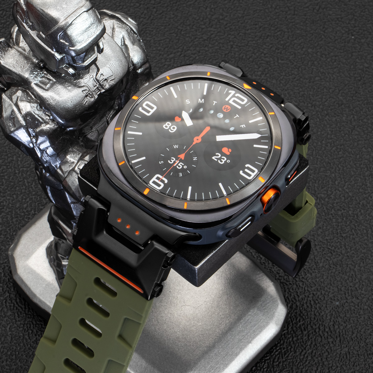حزام سيليكون مطاطي لساعة سامسو - مراجعة Luxury Watch Galaxy وسعره