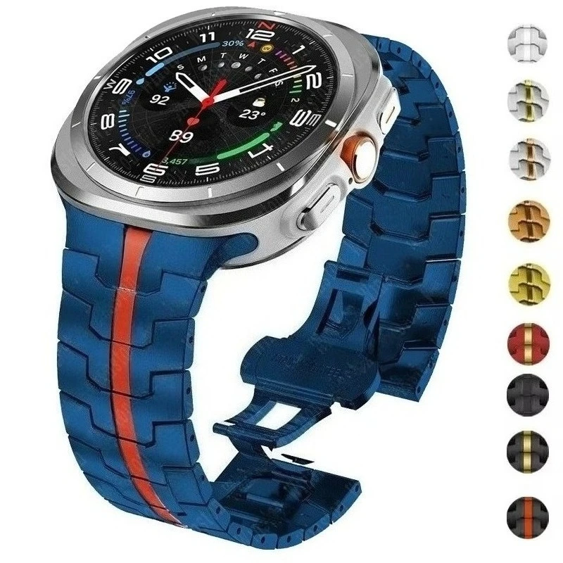 سوار تيتانيوم لساعة سامسونج جا - مراجعة Luxury Watch Galaxy وسعره