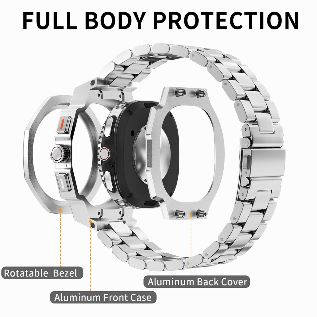 طقم تعديل فاخر لساعة سامسونج ج - مراجعة Luxury Watch Galaxy وسعره
