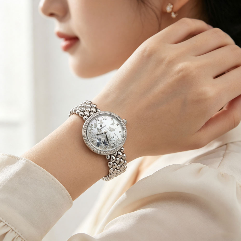 ساعة نسائية فاخرة بحركة ميكاني - مراجعة Luxury Women'S Watch وسعره