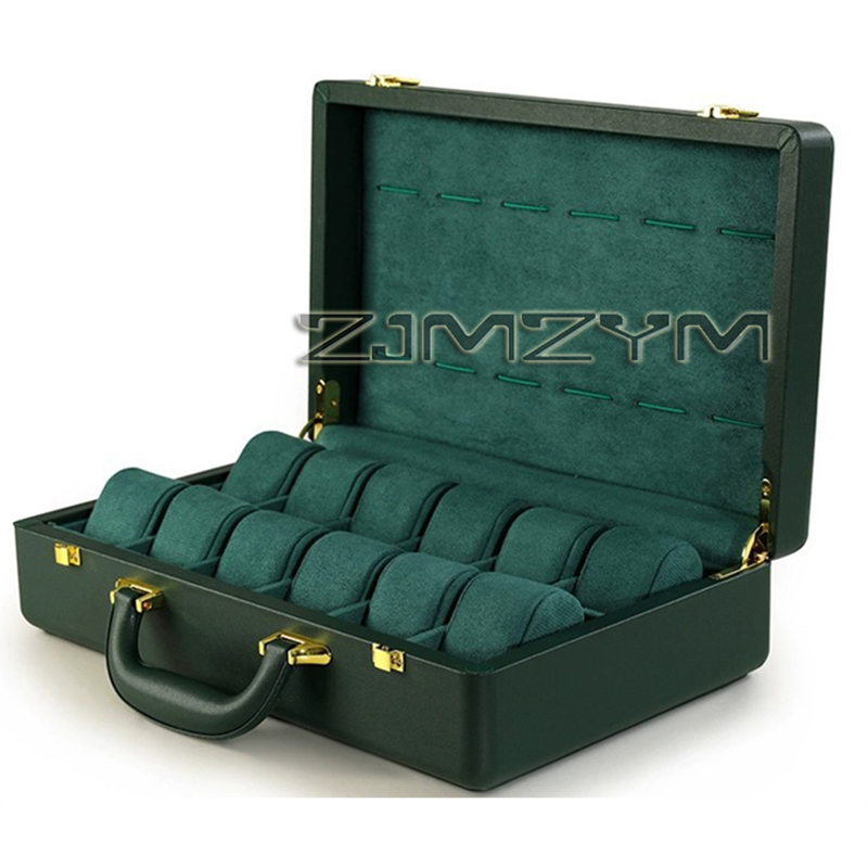 صندوق ساعات بـ 12 فتحة، حقيبة  - مراجعة Luxury Watch Display Case وسعره