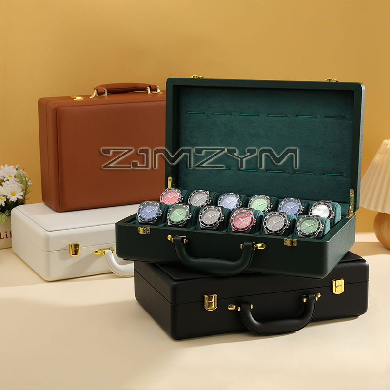 صندوق ساعات بـ 12 فتحة، حقيبة  - مراجعة Luxury Watch Display Case وسعره